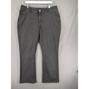 Riders by Lee Womens 16W M Black Bootcut Jeans Mid Rise Stretch